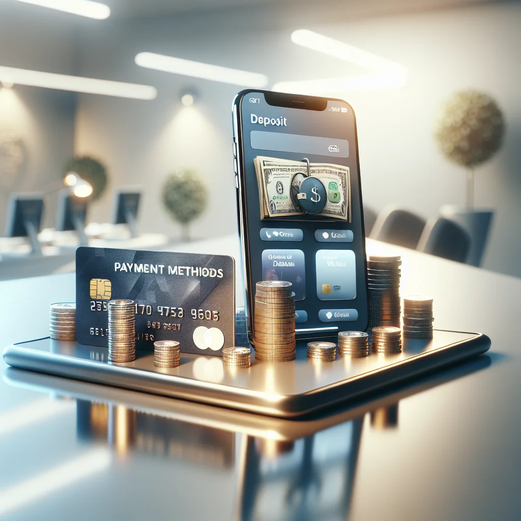 Métodos de depósito disponíveis